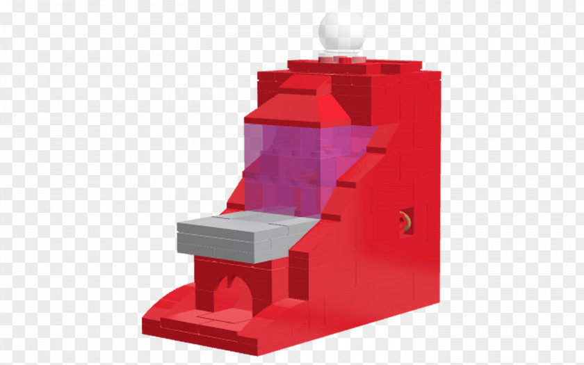 Lego Furniture Red Background PNG