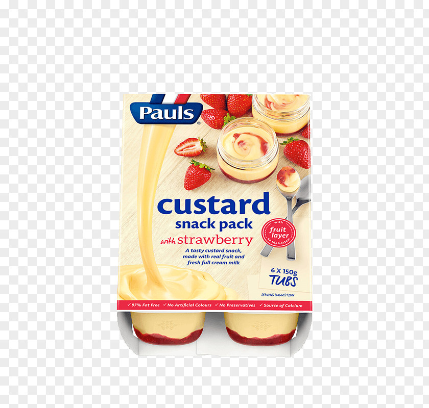 Milk Cream Custard Flavor Hunt's Snack Pack PNG