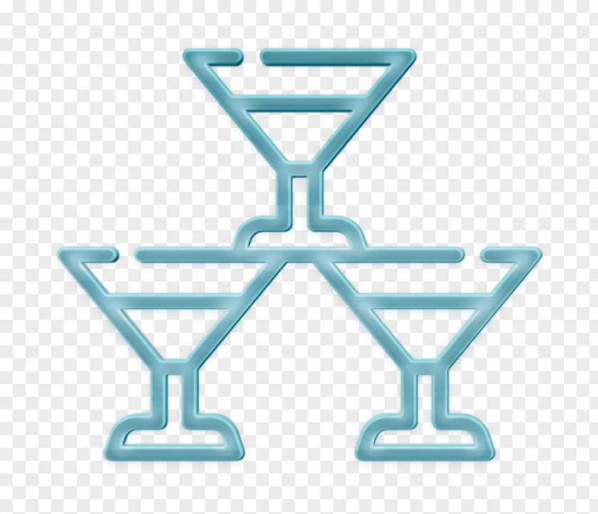 Night Party Icon Champagne Wine PNG