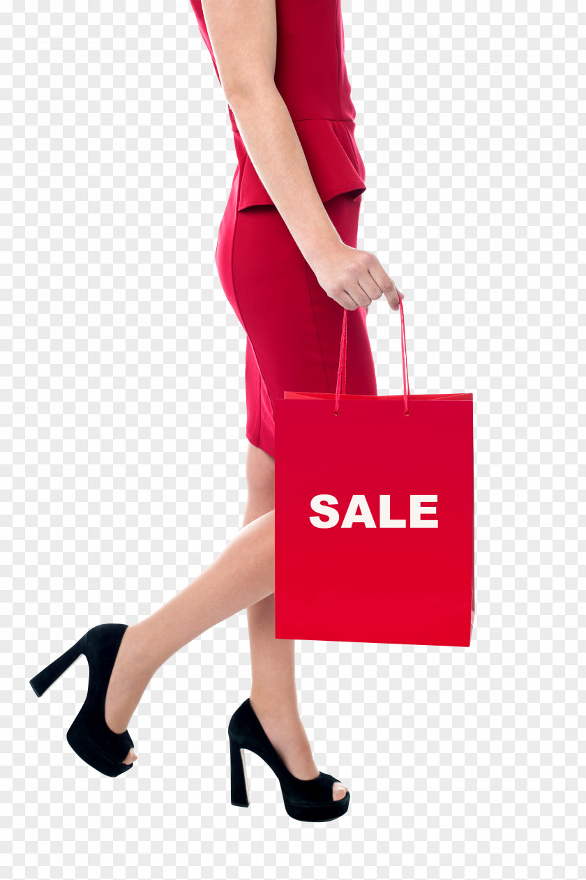 Shopping Cart Woman PNG