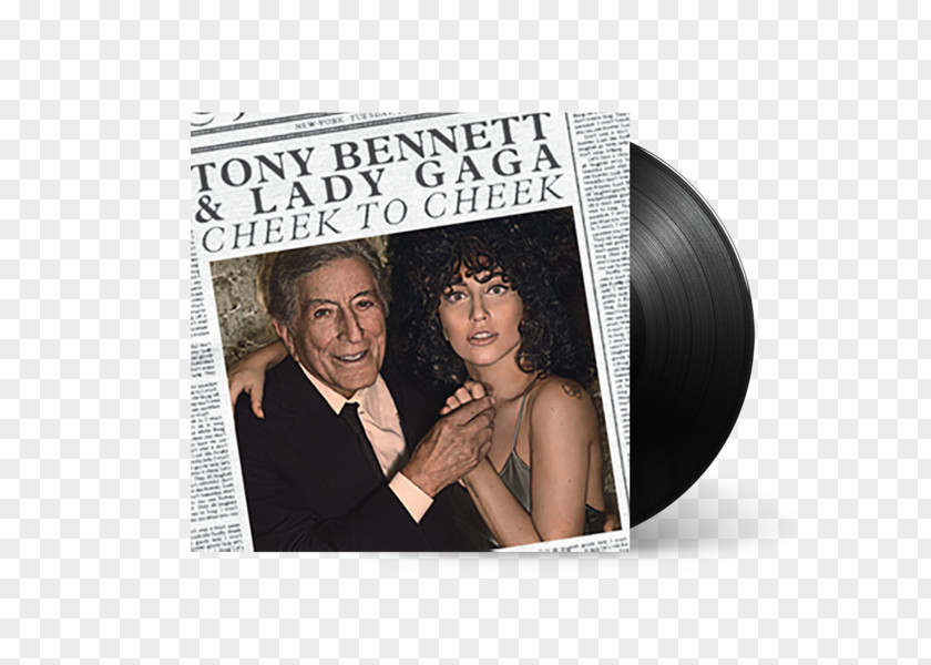 Shopping Lady Tony Bennett And Gaga: Cheek To Live! Phonograph Record PNG