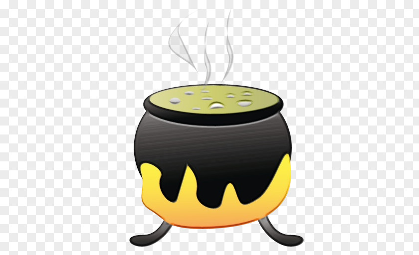 Smile Cookware And Bakeware Cauldron Yellow Clip Art PNG