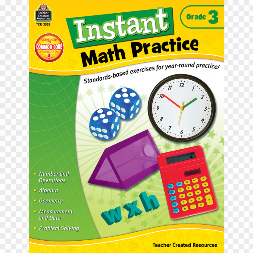Teacher Instant Math Practice: Grade 3 1 First Educational Stage PNG