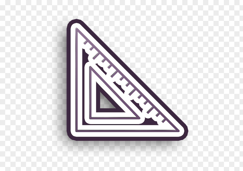 Triangle Logo Control Icon Measure Ruler PNG
