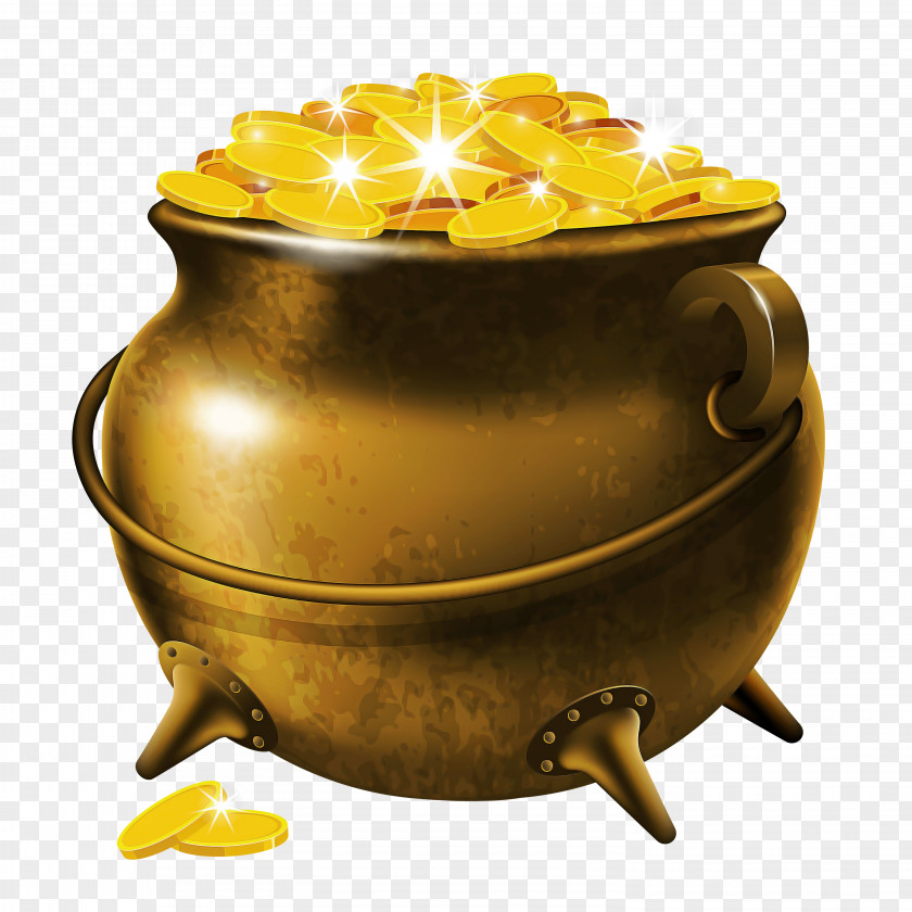 Cauldron Yellow Cookware And Bakeware Metal PNG