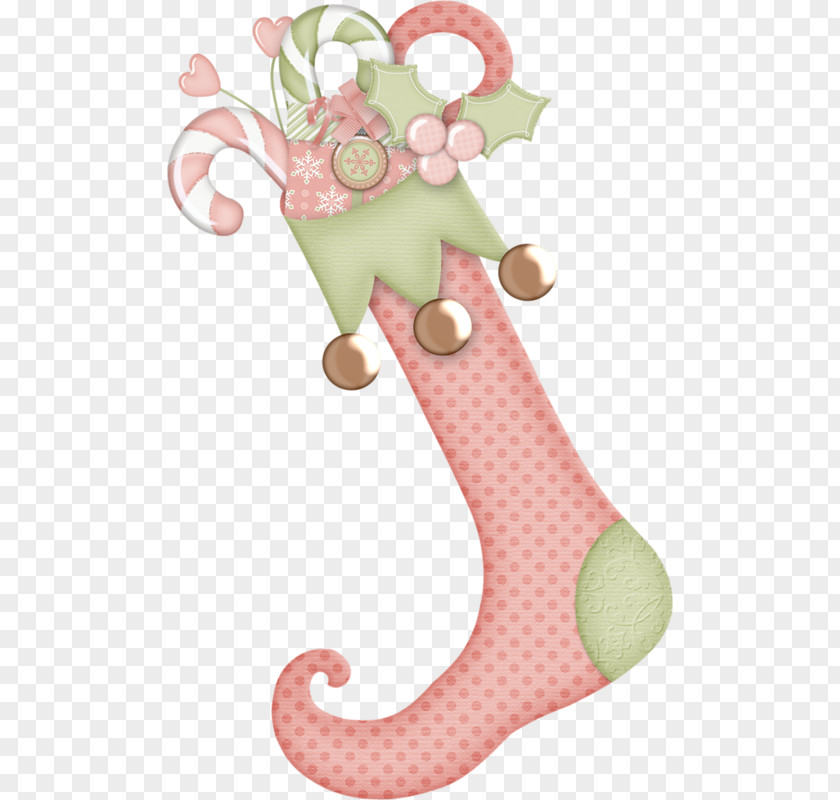 Christmas Ornament Stockings Card Clip Art PNG