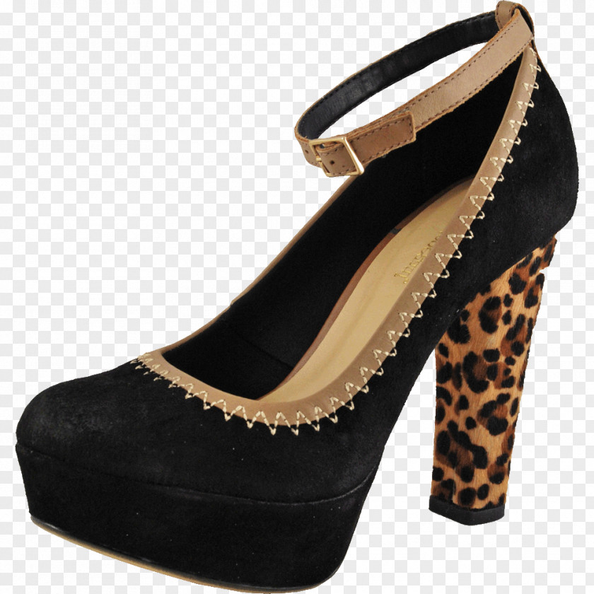 Leopard Print Wedge Heel Shoes For Women Suede Shoe Nubuck Sandal PNG