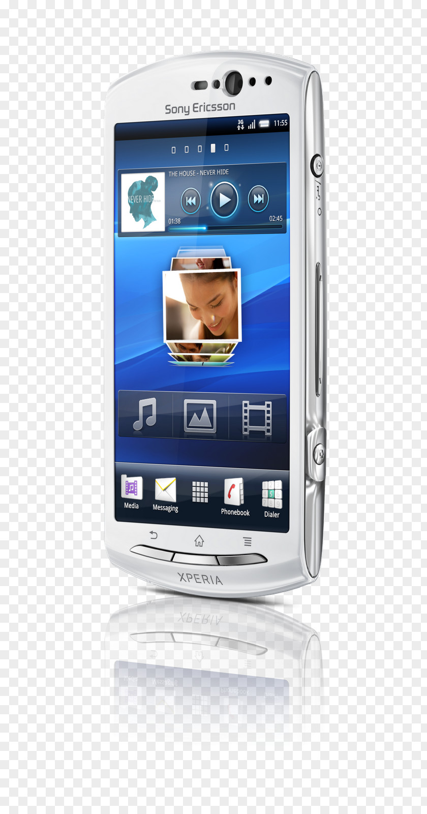 Smartphone Sony Ericsson Xperia Neo V Mobile PNG