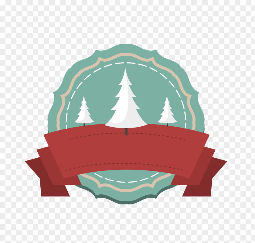 Snow Christmas Tree Decoration Label Europe PNG