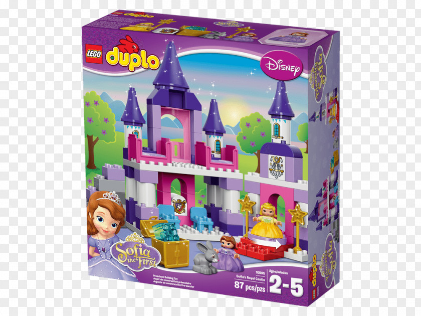 Toy LEGO 10595 DUPLO Sofia The First Royal Castle Princess Amber Lego Duplo Walt Disney Company PNG