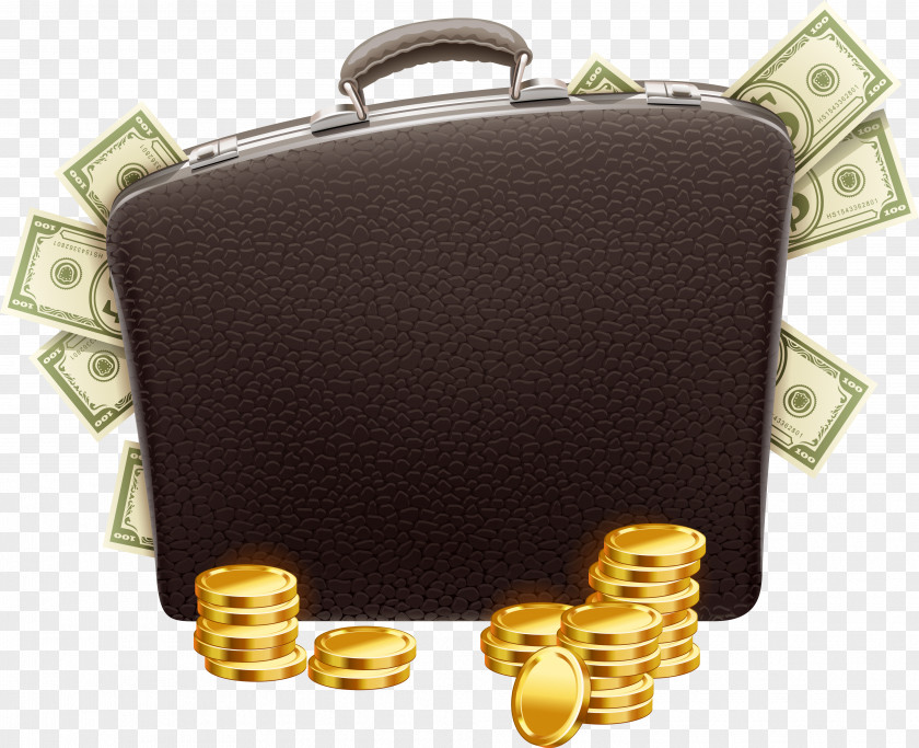Briefcase Money Stock Photography PNG