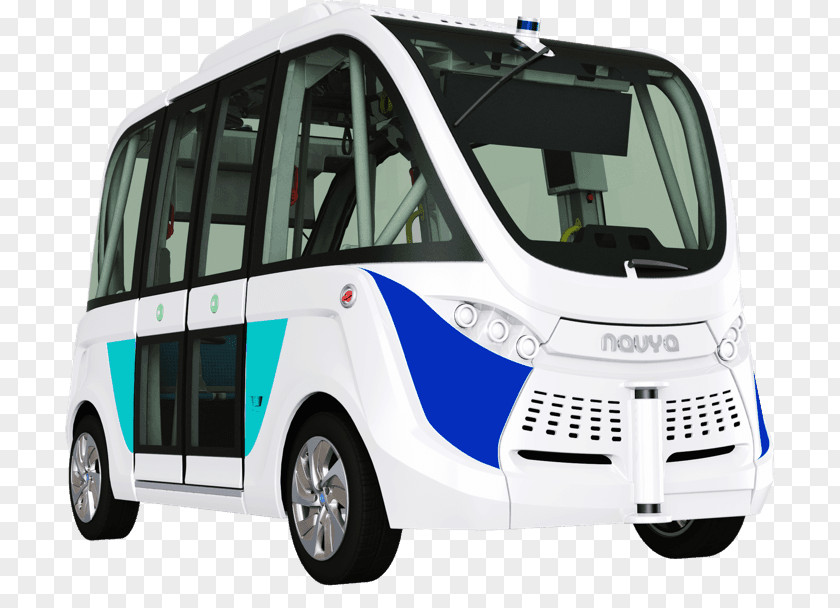 Bus Autonomous Car Compact Van Navya PNG