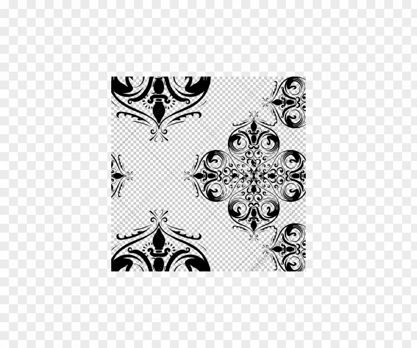 Design Ornament Baroque Pattern PNG