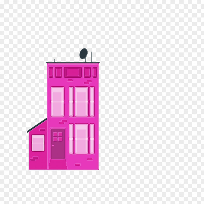 Façade Rectangle Building Icon Meter PNG