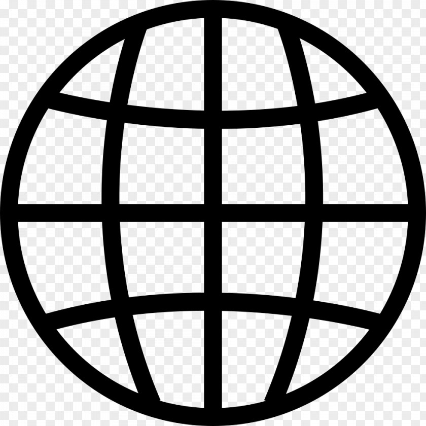 High-grade Vector Globe Grid PNG