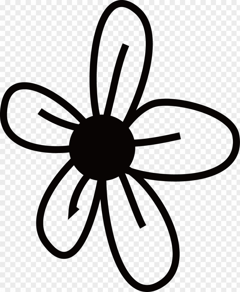 Line Flower Clip Art PNG