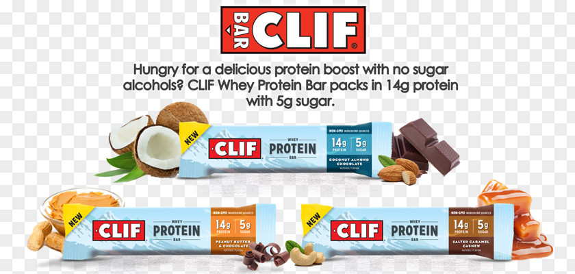 New Product Promotion Clif Bar Whey Protein & Company Advertising PNG