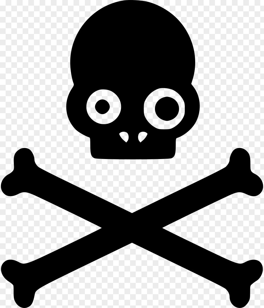 Skull And Crossbones Bones Human Symbolism PNG