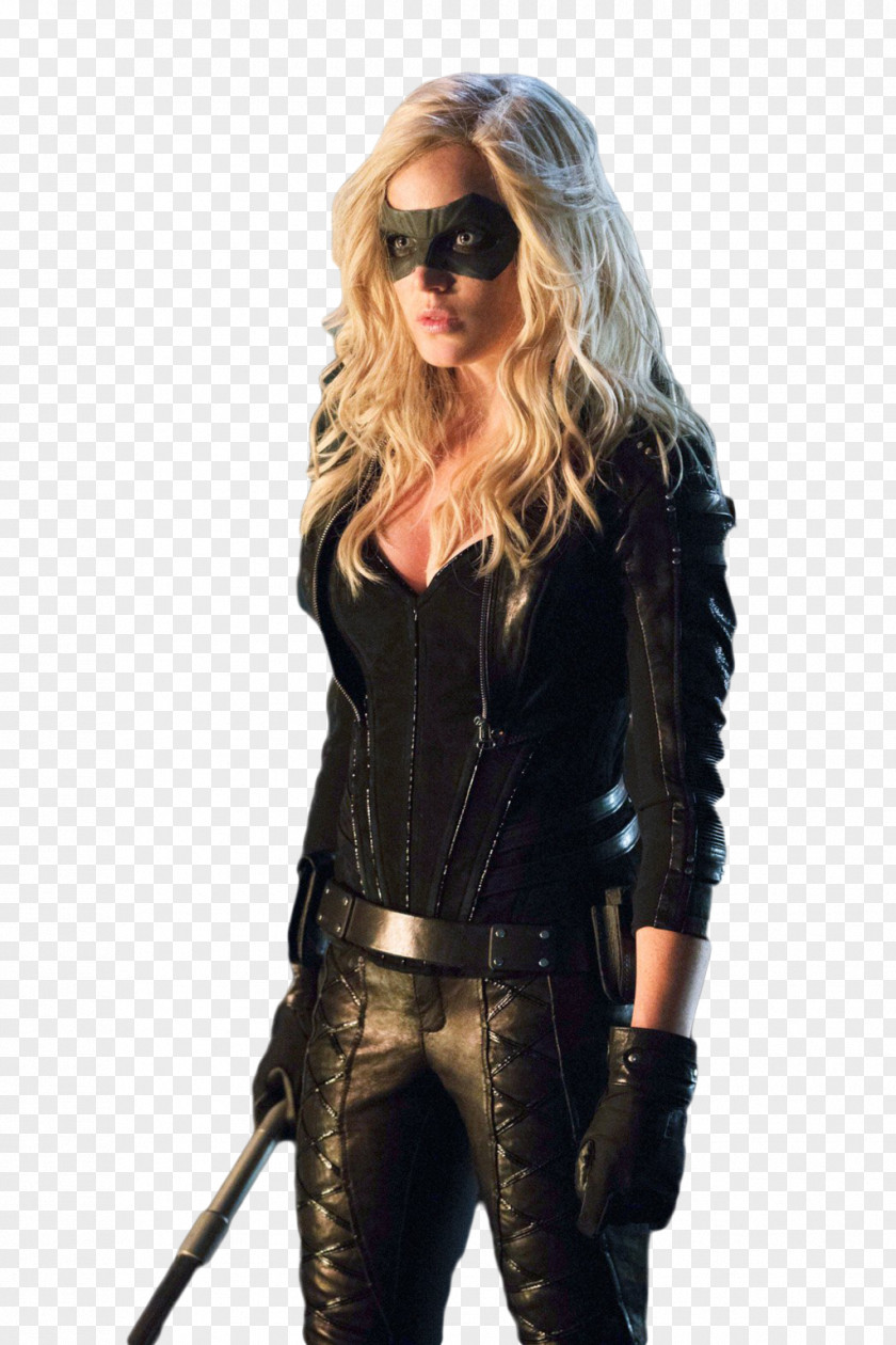 Canary Green Arrow And Black Sara Lance Costume PNG