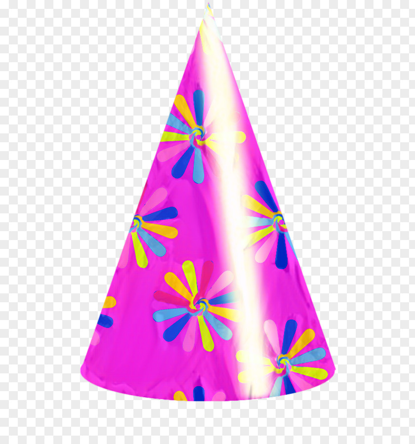 Costume Accessory Magenta Birthday Party Hat PNG