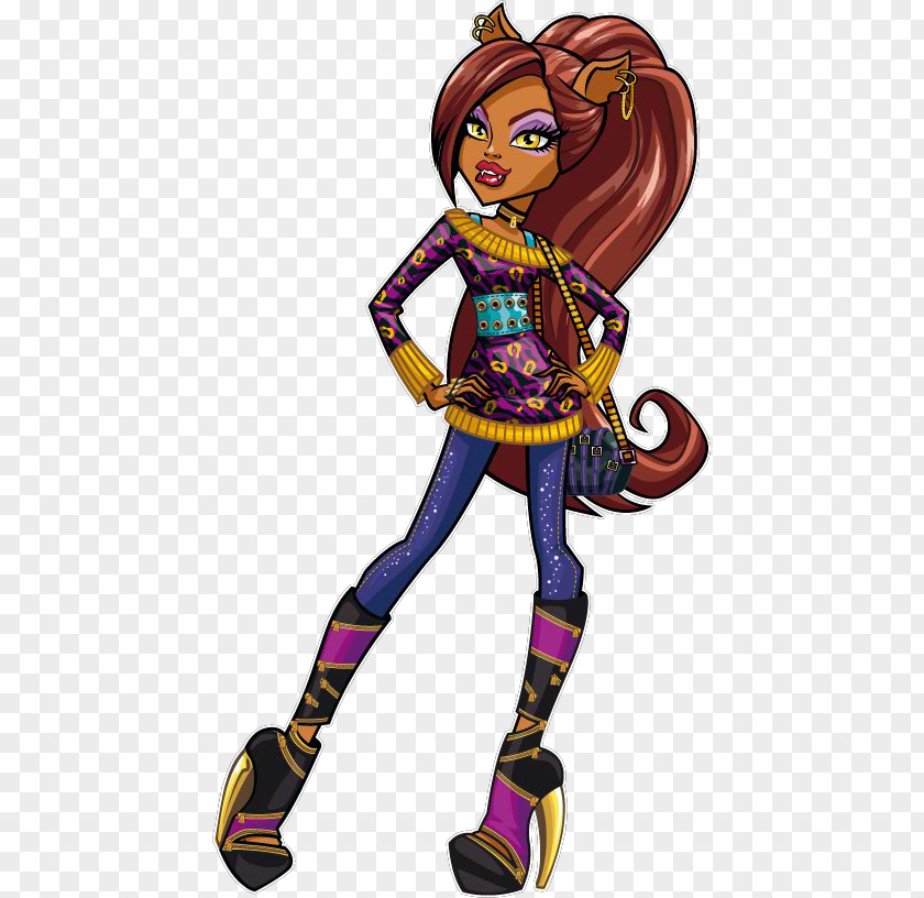 Doll Monster High Clawdeen Wolf High: 13 Wishes PNG
