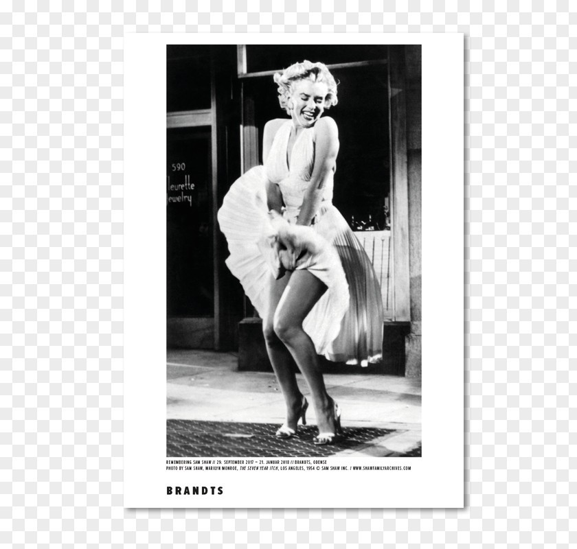 Dress White Of Marilyn Monroe Poster Printmaking PNG
