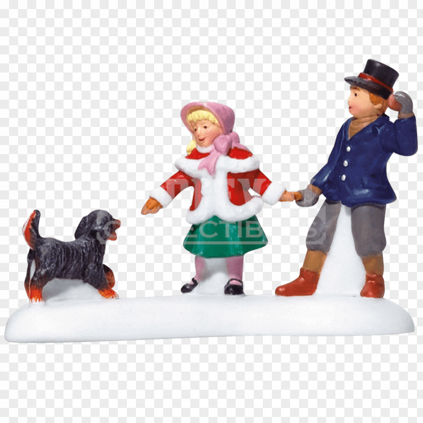 Frost Cutlery Survival Knife Department 56 Dickens Village Playing With A Puppy Christmas Dog Dept PNG