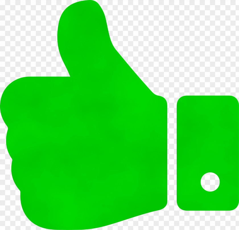 Green Finger Thumb Gesture PNG