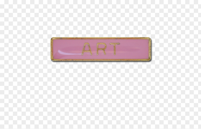 Pink Badge M Rectangle PNG