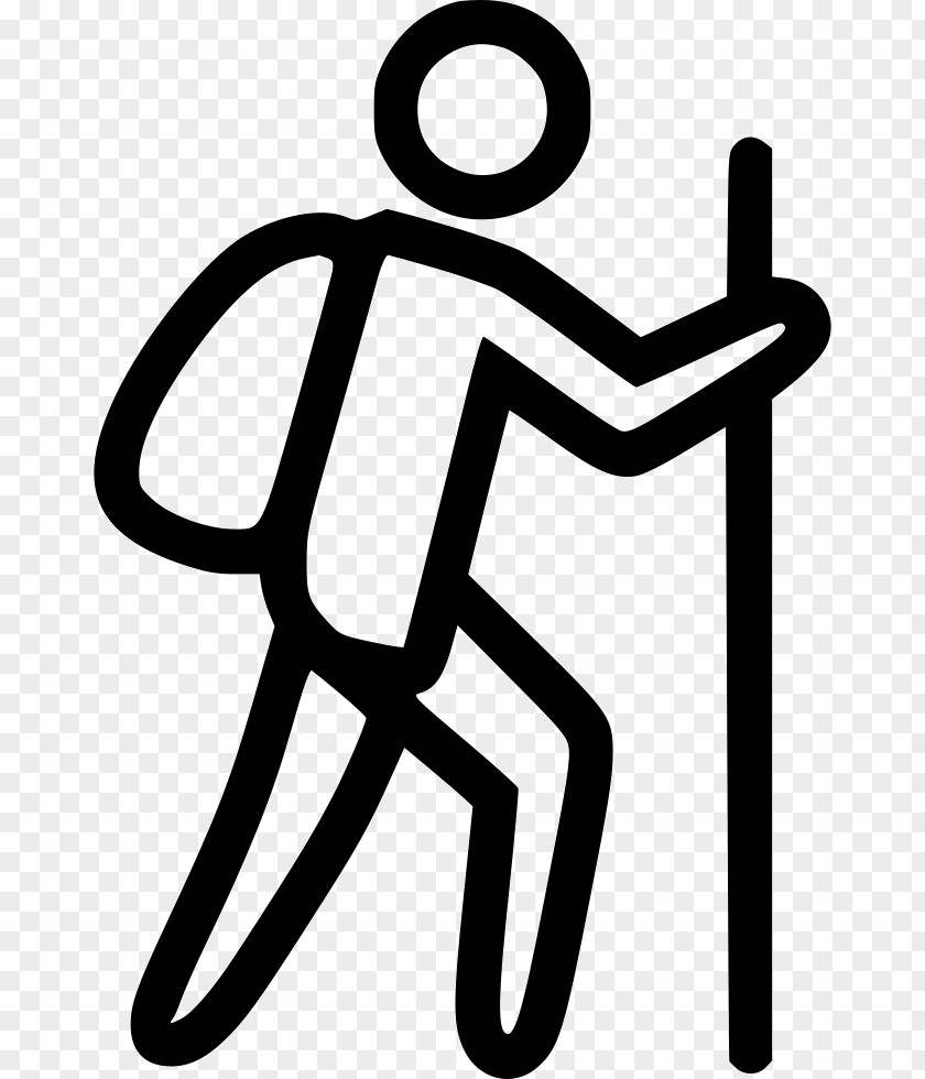 Trekking Icon Hiking Backpacking Clip Art PNG