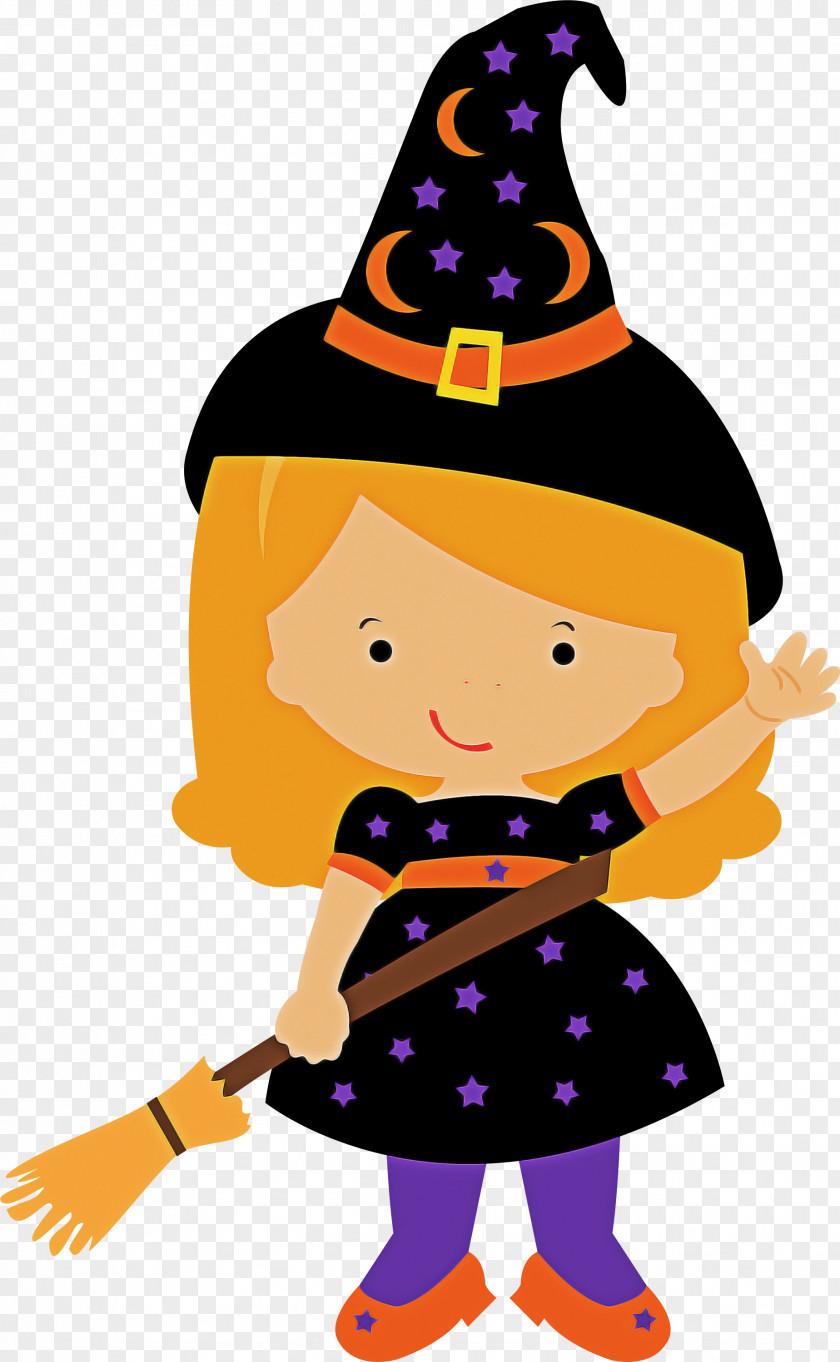 Costume Hat Trickortreat Witch Cartoon Trick-or-treat PNG