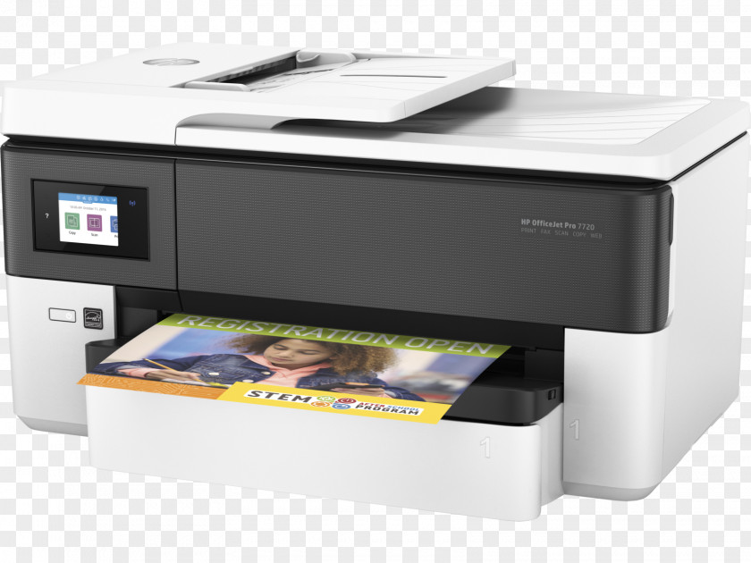 Hewlett-packard Hewlett-Packard Multi-function Printer HP Officejet Pro 7720 Inkjet Printing PNG