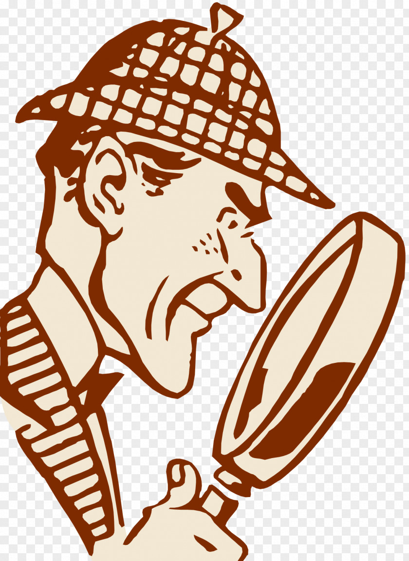 Sherlock Clip Art Student Lecture Evidence Lesson PNG