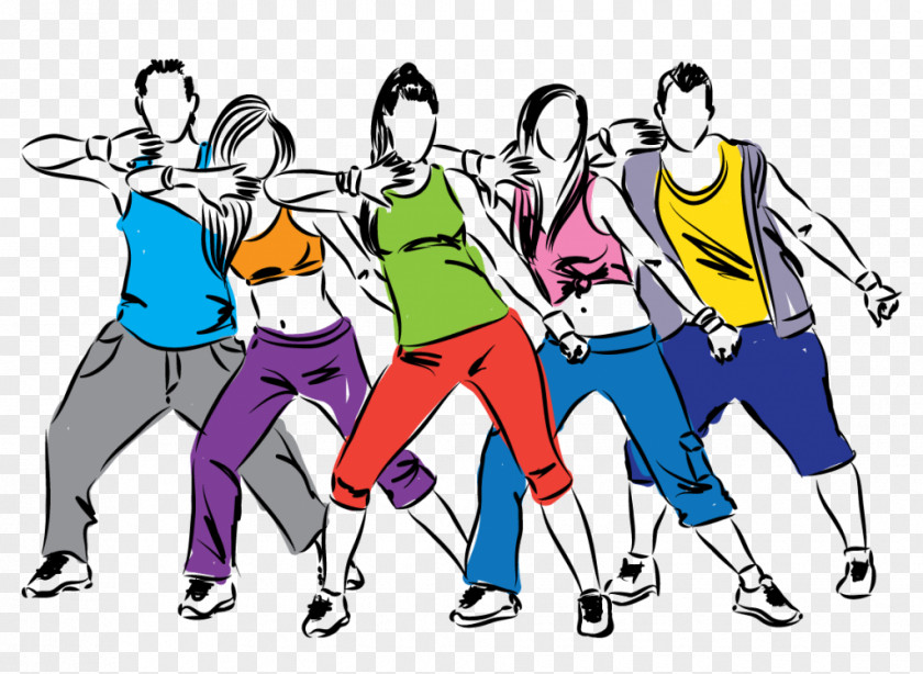 Aerobics Poster Clip Art Vector Graphics Illustration Dance PNG