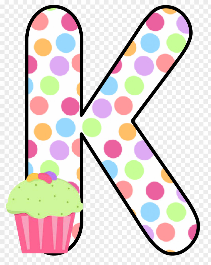 Alphabet In Polka Dots Cupcake Muffin Letter Cake Decorating PNG