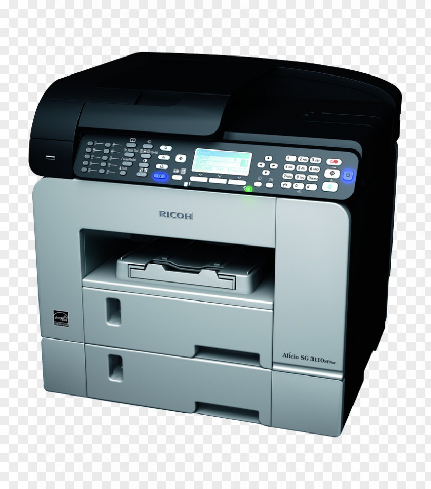 Sale Left Laser Printing Inkjet Ricoh Multi-function Printer PNG