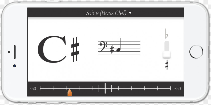 Treble Clef Electronic Tuner Sharp Musical Note Flat Tuning PNG