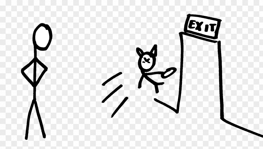 Exit Drawing Monochrome Clip Art PNG