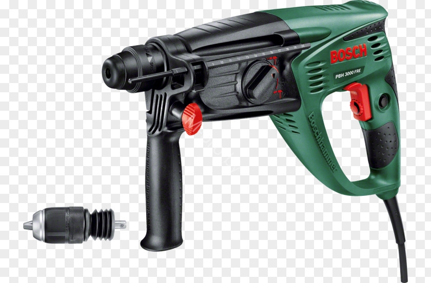 Hammer Bosch Home And Garden PBH 3000 FRE SDS-Plus-Hammer Drill 750 W Incl Augers Robert GmbH PNG