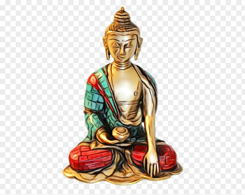 Monk Figurine Buddha Cartoon PNG