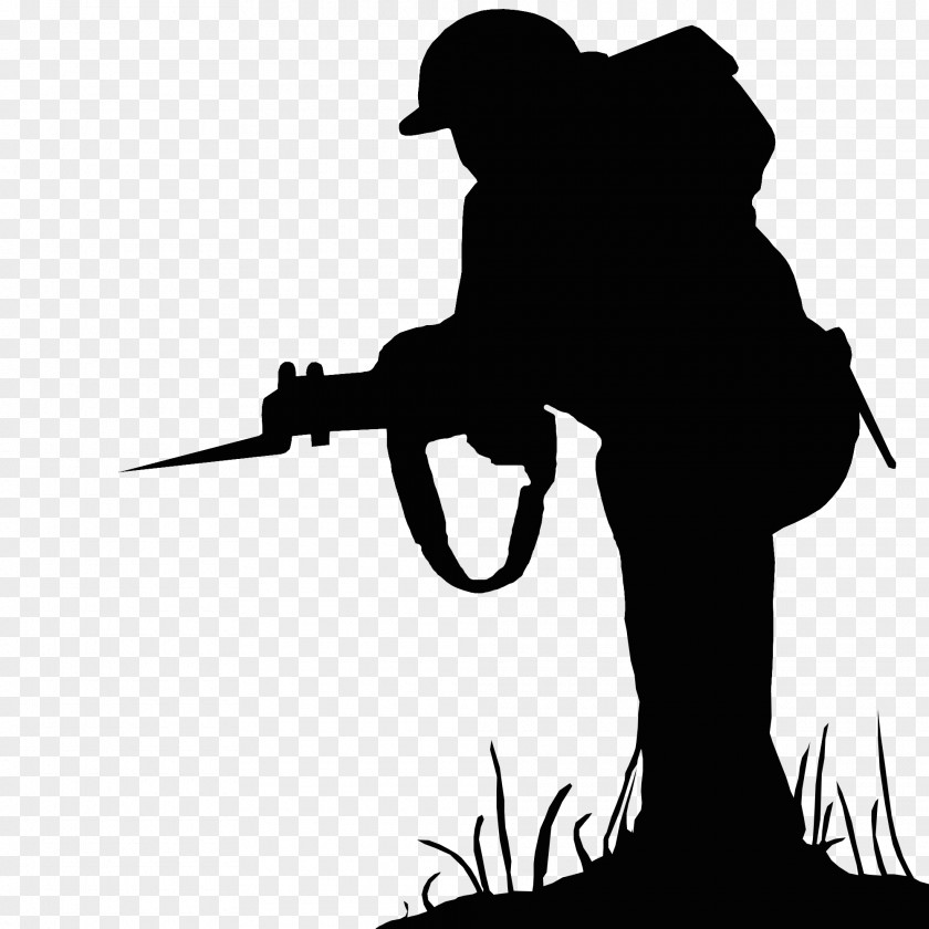 Sillhouette Silhouette Soldier Public Domain PNG