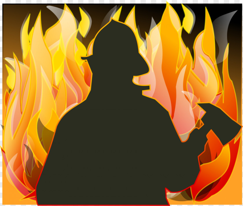 Courage Cliparts Firefighter Silhouette Fire Department Clip Art PNG