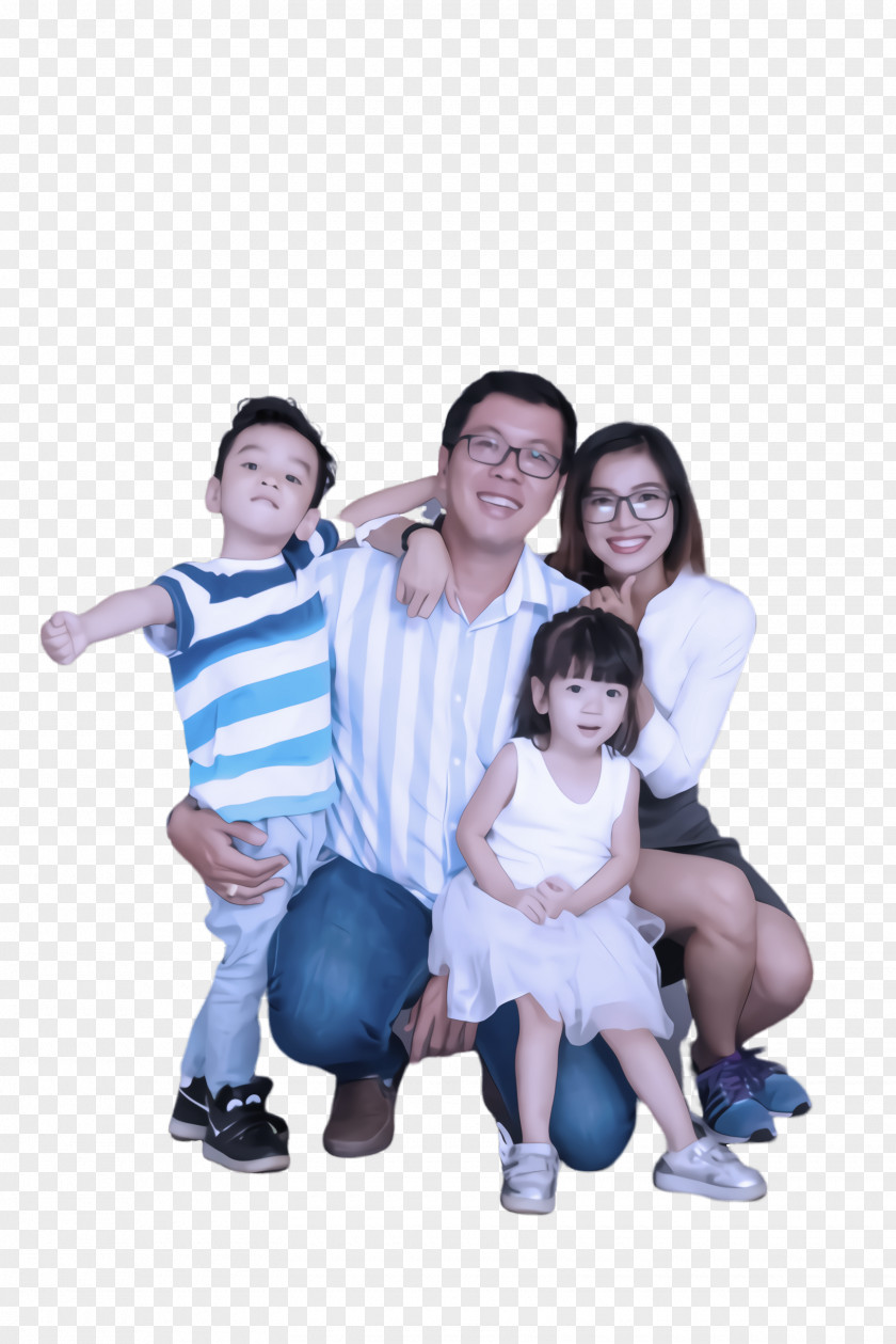 Daughter Happy People Sitting Child Fun Family PNG