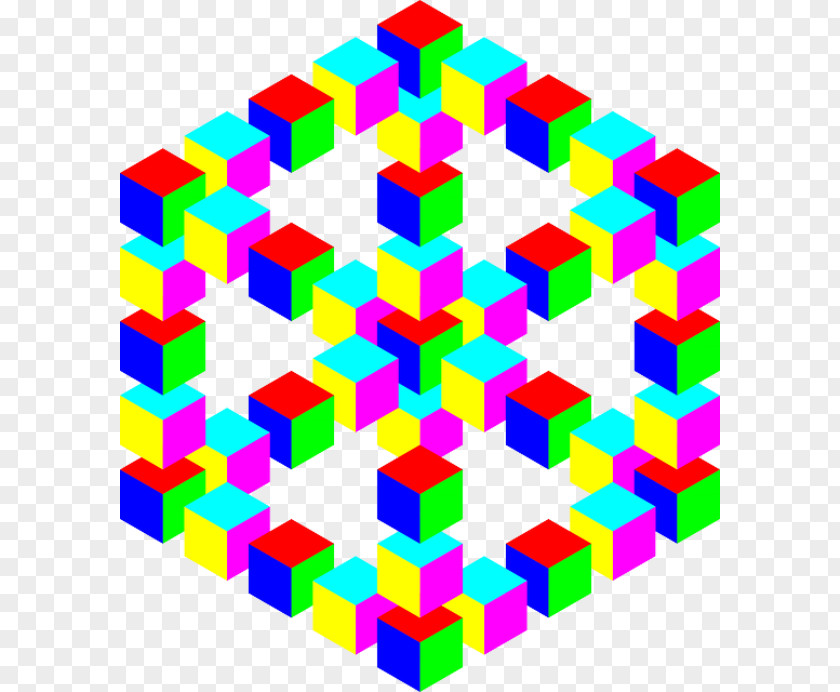 Illusion Optical Optics Cube PNG