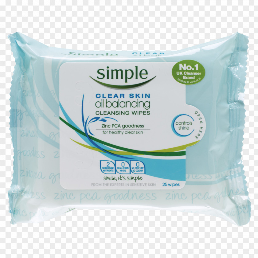 Oil Cleanser Simple Cleansing Facial Wipes Wet Wipe Skin Care Lotion PNG