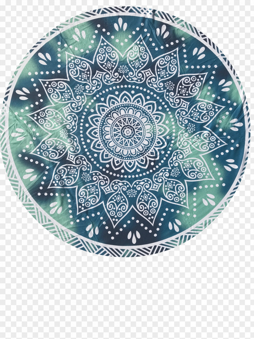 Motif Floral Design Circle PNG