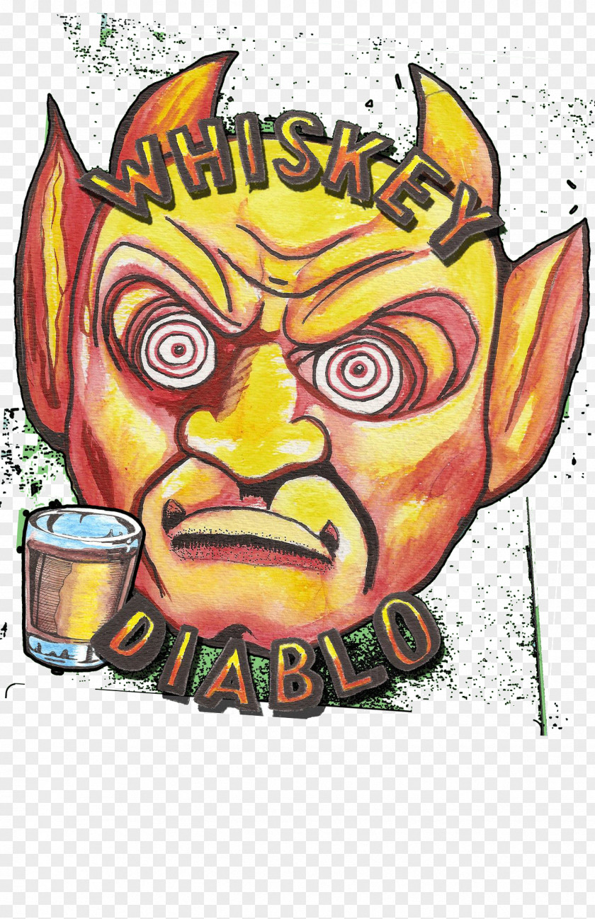 Rock N Roll Whiskey Diablo Visual Arts Cartoon Charleston PNG