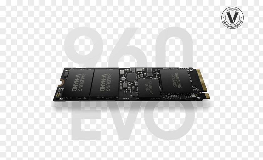 Samsung SSD 960 EVO NVMe M.2 Flash Memory Group Electronics Microcontroller PNG