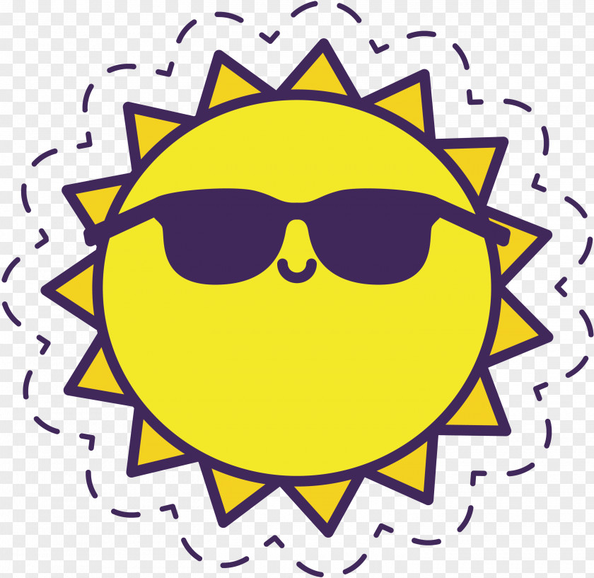 The Little Sun With Sunglasses Visual Perception Eye Bates Method Training Physical Exercise PNG