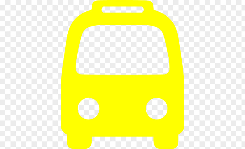 Bus Icon Design Yellow PNG